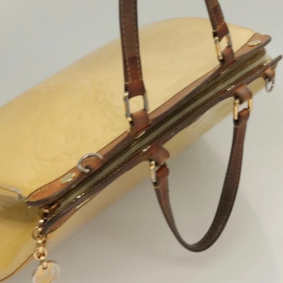 LOUIS VUITTON Monogram Vernis Blair MM Hand Bag 2way Citrin M90108 Auth 132765 - Picture 7 of 16